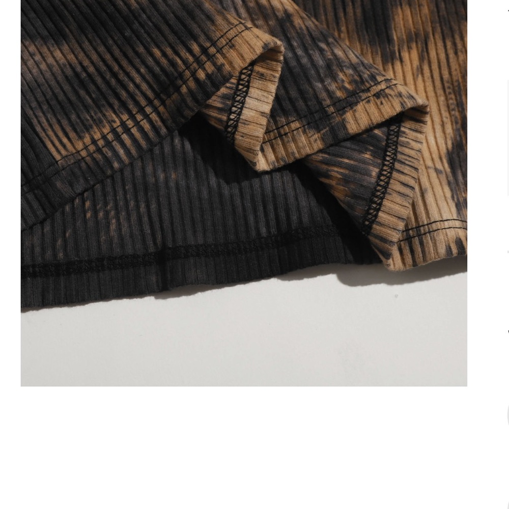 Rib-Knit Tie-Dye Dress - Picture 4 of 4